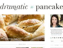 Tablet Screenshot of dramaticpancake.com